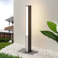 Lucande Lámparas Aegisa Lámpara Para Jardín H80 Dark Grey/White - Lucande -Lucande 42510965734803