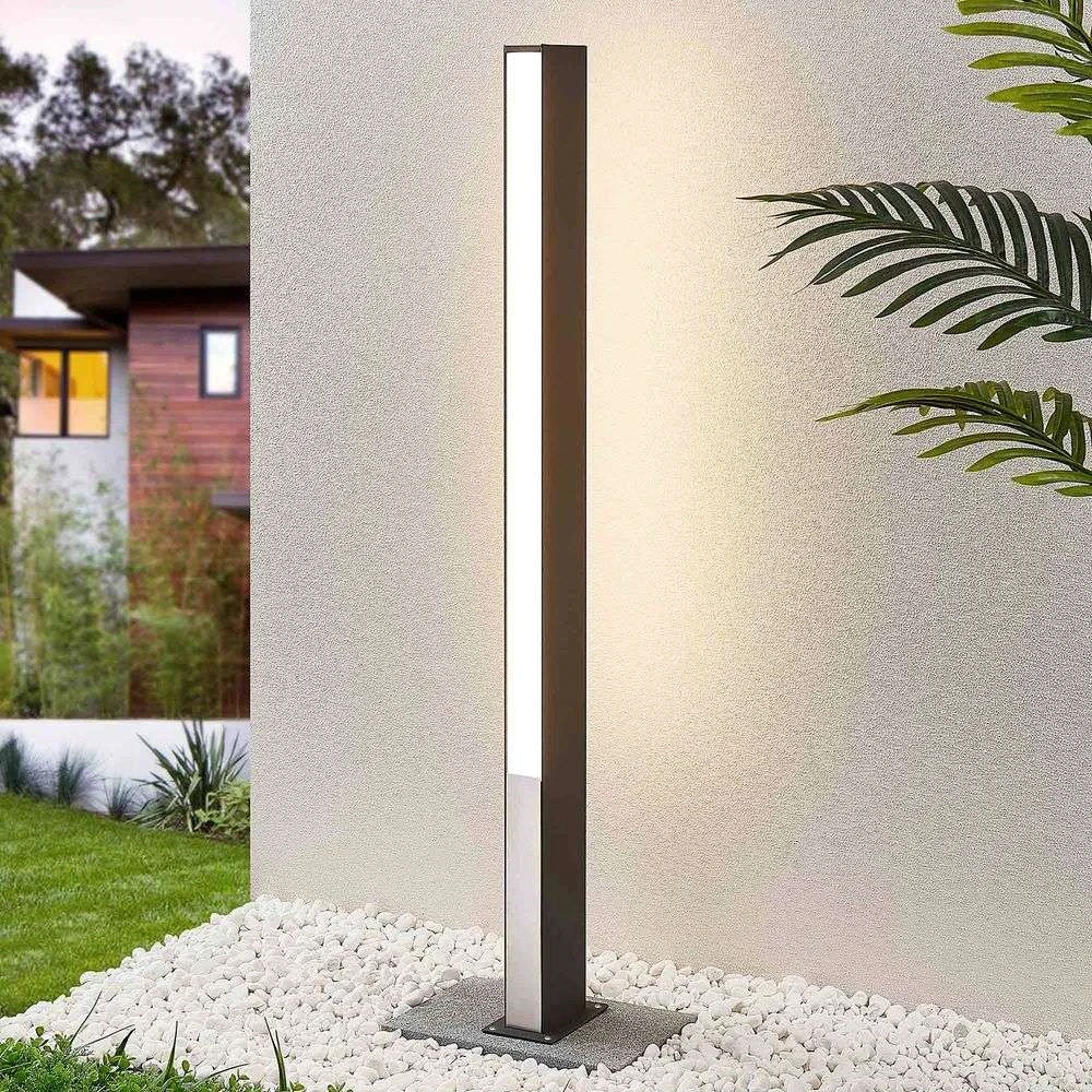 Lucande Lámparas Aegisa Lámpara Para Jardín H110 Dark Grey/White - Lucande 2 Lucande Lámparas Aegisa Lámpara Para Jardín H110 Dark Grey/White - Lucande - Imagen 2
