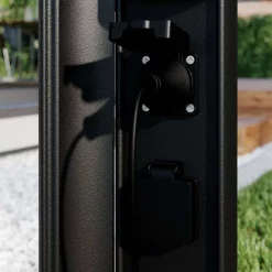 Lucande Lámparas Corban Cover Up Lámpara Para Jardín W/2 Power Strip Graphite - Lucande -Lucande 42510965736265