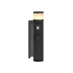 Lucande Lámparas Corban LED Cover Up Lámpara Para Jardín W/2 Power Strip Graphite - Lucande -Lucande 42510965738486