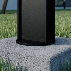 Lucande Lámparas Corban LED Lámpara Para Jardín W/2 Power Strip Graphite - Lucande -Lucande 42510965738554