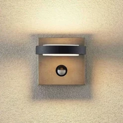 Lucande Lámparas Belna Sensor LED Exterior Aplique De Pared Grey - Lucande -Lucande 4251911702552lucande belna led aussenwandlampe beton sensor4