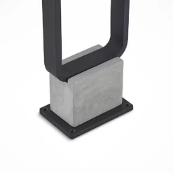 Lucande Lámparas Belna Lámpara Exterior/Jardín H70 Grey/Graphite - Lucande -Lucande 4251911702590lucande belna led wegeleuchte 70 cm4