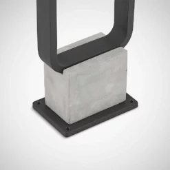 Lucande Lámparas Belna Lámpara Exterior/Jardín H100 Grey/Graphite - Lucande -Lucande 4251911702606lucande belna led wegeleuchte 100 cm4