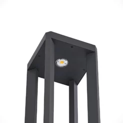Lucande Lámparas Kalisa Square LED Lámpara Exterior/Jardín H70 Dark Grey - Lucande -Lucande 4251911703368lucande kalisa led wegeleuchte eckig5