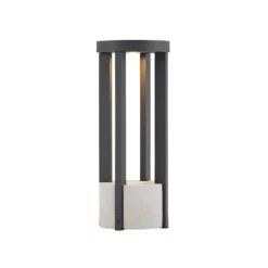 Lucande Lámparas Kalisa Round LED Lámpara Exterior/Jardín H42 Dark Grey - Lucande