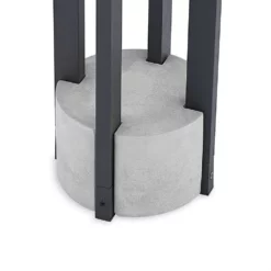 Lucande Lámparas Kalisa Round LED Lámpara Exterior/Jardín H42 Dark Grey - Lucande -Lucande 4251911703498lucande overa led sockelleuchte rund4