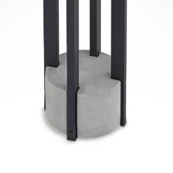 Lucande Lámparas Kalisa Round LED Lámpara Exterior/Jardín H68 Dark Grey - Lucande -Lucande 4251911703511lucande overa led wegeleuchte rund5