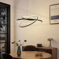 Lucande Lámparas Filippa Lámpara Colgante Matt Black/White - Lucande -Lucande 42519117051573