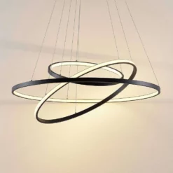 Lucande Lámparas Filippa Lámpara Colgante Matt Black/White - Lucande -Lucande 42519117051575