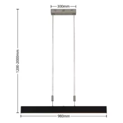 Lucande Lámparas Oriaki Lámpara Colgante Black - Lucande -Lucande 42519117099024