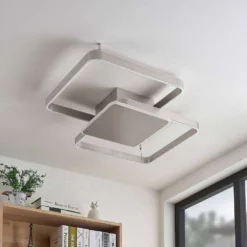 Lucande Lámparas Kadira 70 Lámpara De Techo Nickel - Lucande -Lucande 42519117105023