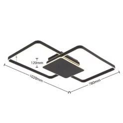 Lucande Lámparas Kadira 102 Lámpara De Techo Black - Lucande -Lucande 42519117105404