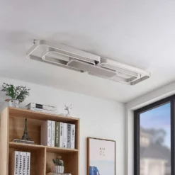 Lucande Lámparas Kadira 120 Lámpara De Techo Nickel - Lucande -Lucande 42519117107793