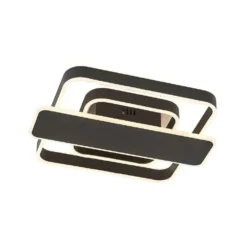 Lucande Lámparas Linetti Square 40 Lámpara De Techo Black - Lucande