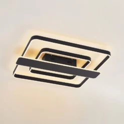 Lucande Lámparas Linetti Square 70 Lámpara De Techo Black - Lucande -Lucande 42519117108235