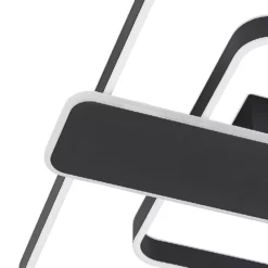 Lucande Lámparas Linetti Square 70 Lámpara De Techo Black - Lucande -Lucande 42519117108236