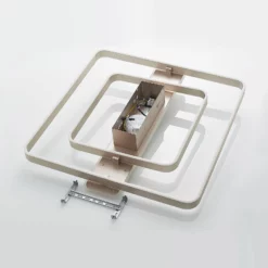 Lucande Lámparas Linetti Square 70 Lámpara De Techo Nickel - Lucande -Lucande 4251911710830 9922018 6