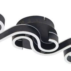 Lucande Lámparas Admira Lámpara De Techo L51,7 Black/Gold - Lucande -Lucande 42519117109086