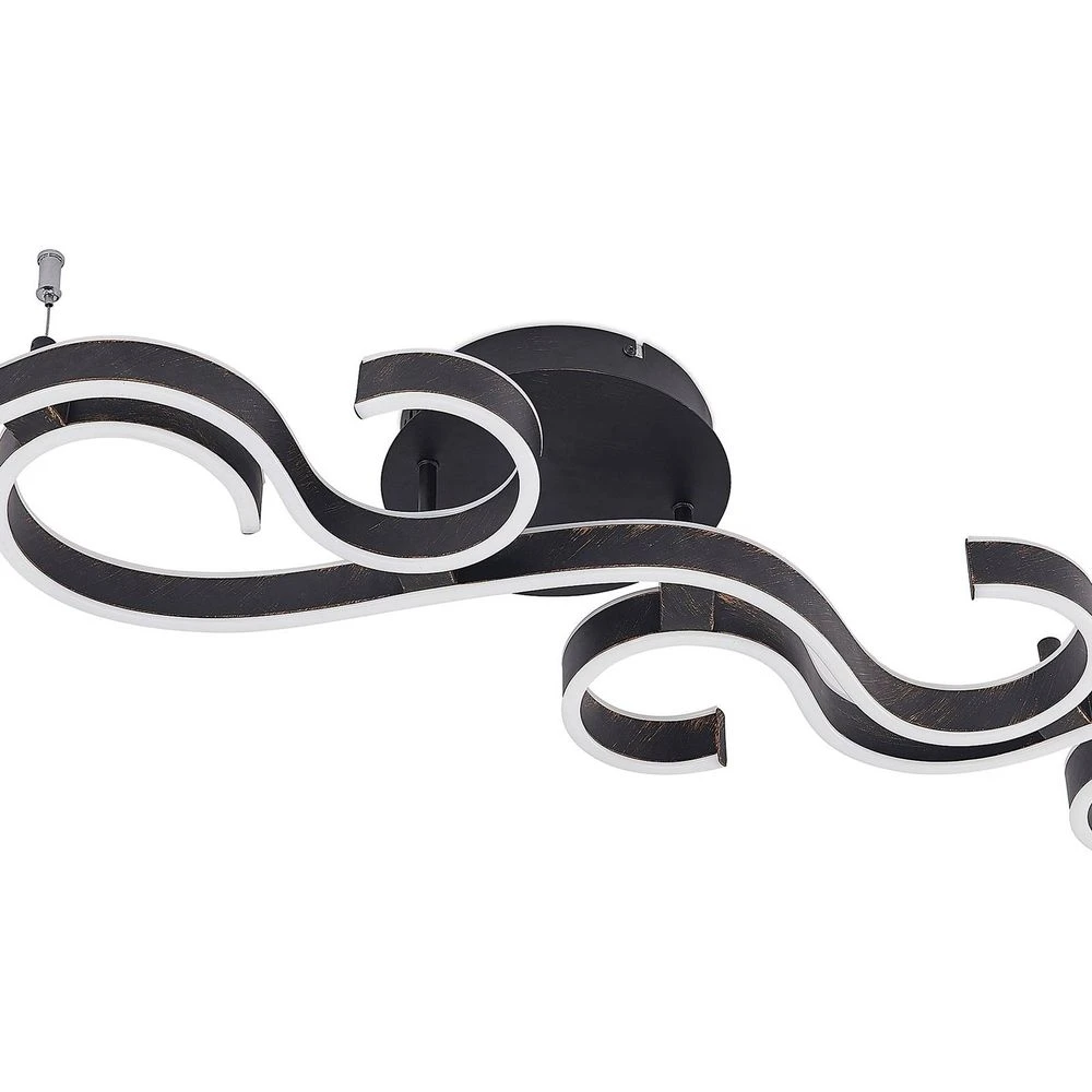 Lucande Lámparas Admira Lámpara De Techo L101 Black/Gold - Lucande 6 Lucande Lámparas Admira Lámpara De Techo L101 Black/Gold - Lucande - Imagen 6