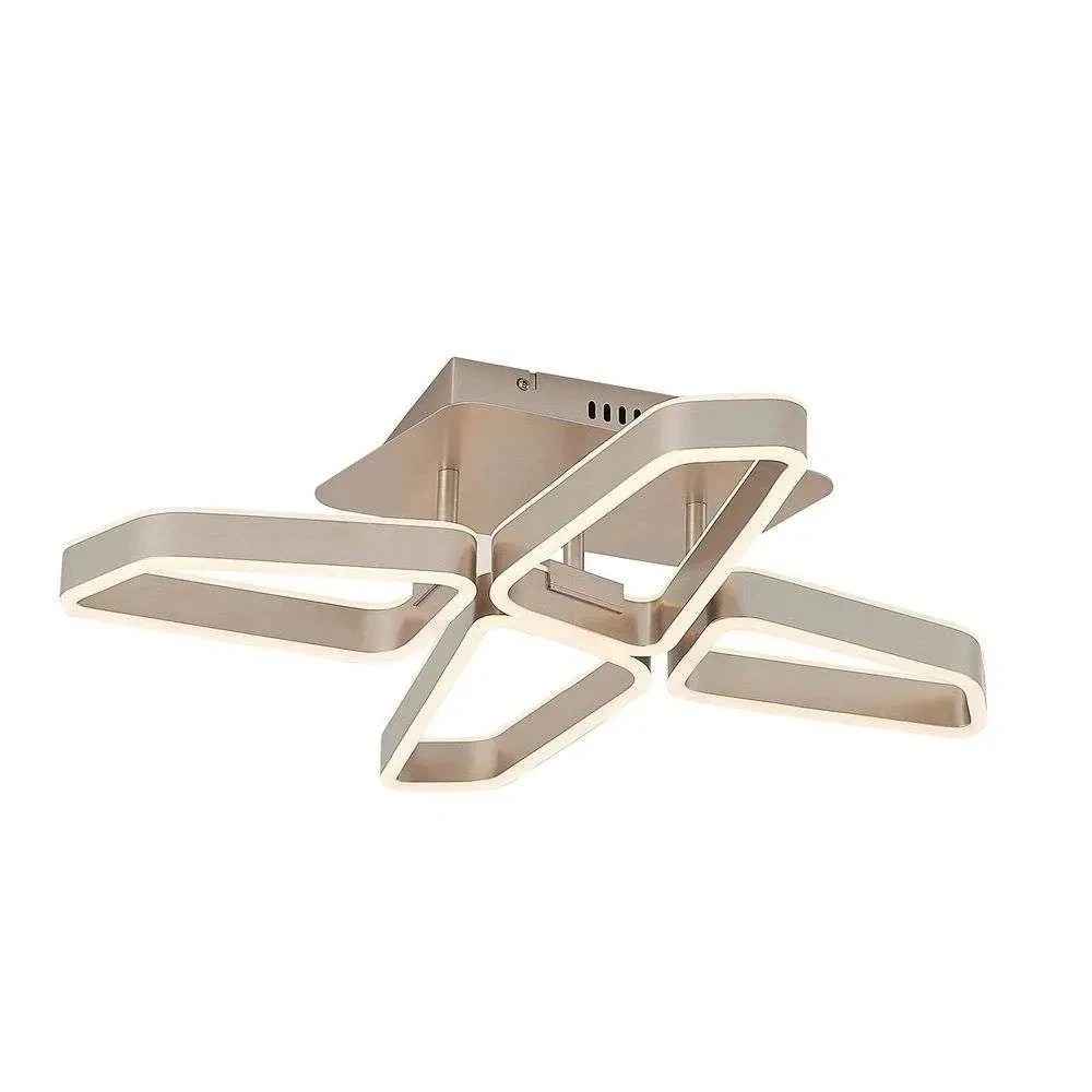 Lucande Lámparas Quinn 4 Lámpara De Techo Nickel - Lucande 1 Lucande Lámparas Quinn 4 Lámpara De Techo Nickel - Lucande