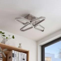 Lucande Lámparas Quinn 4 Lámpara De Techo Nickel - Lucande 8 Lucande Lámparas Quinn 4 Lámpara De Techo Nickel - Lucande -Lucande 42519117110353