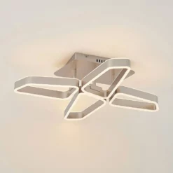 Lucande Lámparas Quinn 4 Lámpara De Techo Nickel - Lucande 10 Lucande Lámparas Quinn 4 Lámpara De Techo Nickel - Lucande -Lucande 42519117110355