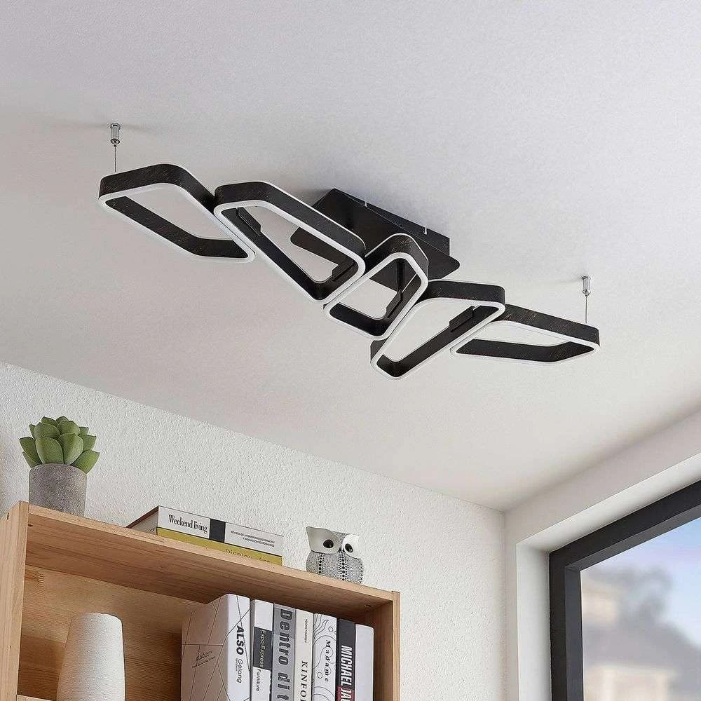 Lucande Lámparas Quinn 5 Lámpara De Techo Black/Gold - Lucande 3 Lucande Lámparas Quinn 5 Lámpara De Techo Black/Gold - Lucande - Imagen 3