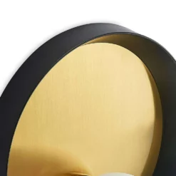 Lucande Lámparas Andelina Aplique De Pared Brass/Black/Opal - Lucande -Lucande 42519117121176