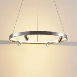 Lucande Lámparas Paliva Lámpara Colgante Ø64 Nickel - Lucande -Lucande 42519117131386