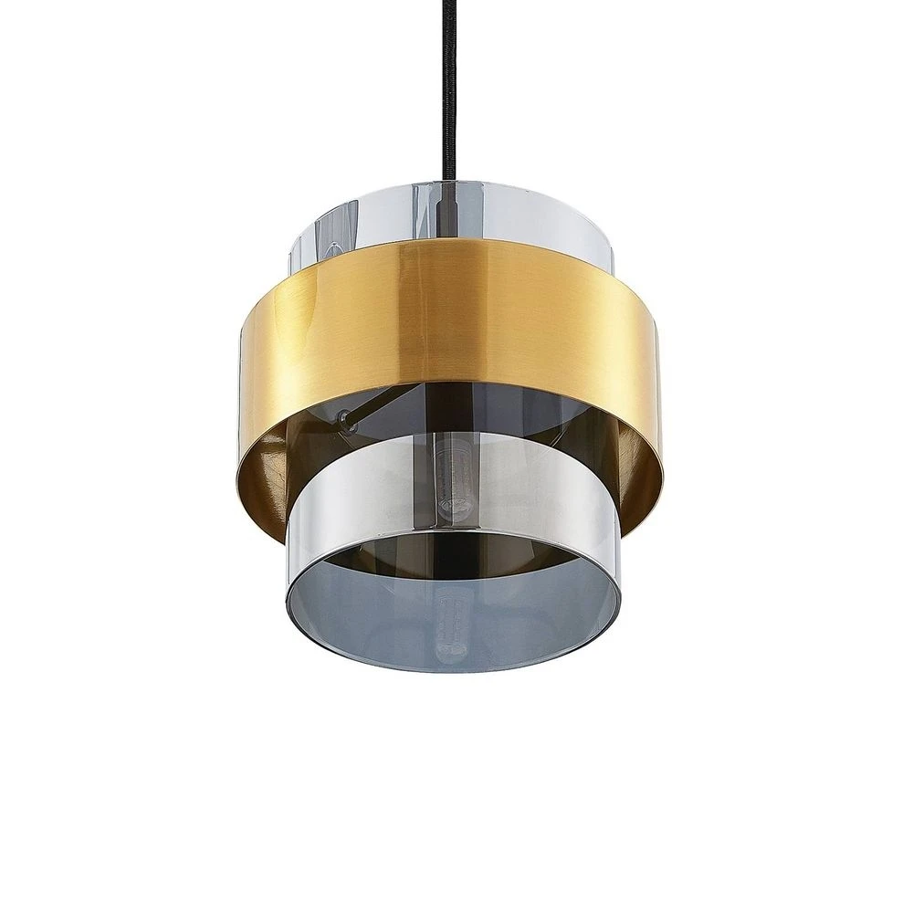 Lucande Lámparas Ikibare Cluster Lámpara Colgante Black/Brass/Smoke - Lucande 5 Lucande Lámparas Ikibare Cluster Lámpara Colgante Black/Brass/Smoke - Lucande - Imagen 5