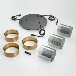 Lucande Lámparas Ikibare Cluster Lámpara Colgante Black/Brass/Smoke - Lucande 11 Lucande Lámparas Ikibare Cluster Lámpara Colgante Black/Brass/Smoke - Lucande -Lucande 42519117132377