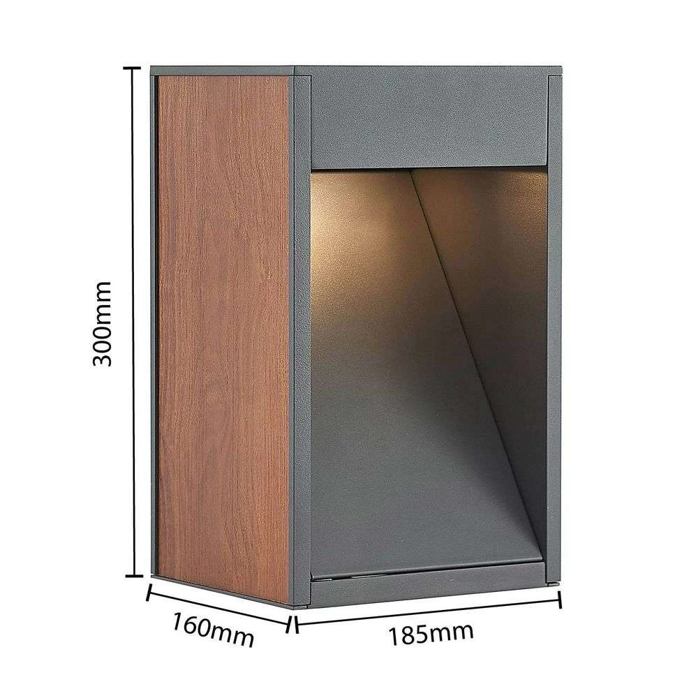 Lucande Lámparas Ansala Aplique Exterior H30 Wood - Lucande 3 Lucande Lámparas Ansala Aplique Exterior H30 Wood - Lucande - Imagen 3