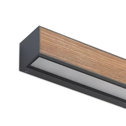 Lucande Lámparas Lengo Down Aplique Exterior L25 Wood - Lucande -Lucande 42519117198026