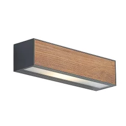 Lucande Lámparas Lengo Down Aplique Exterior L25 Wood - Lucande