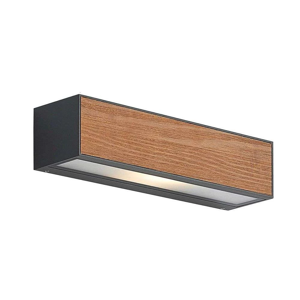 Lucande Lámparas Lengo Aplique Exterior L25 Wood - Lucande 1 Lucande Lámparas Lengo Aplique Exterior L25 Wood - Lucande