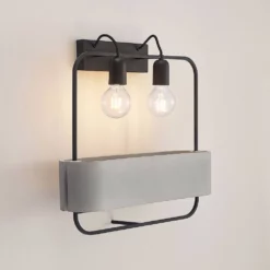 Lucande Lámparas Teona Aplique De Pared Black/Grey - Lucande 9 Lucande Lámparas Teona Aplique De Pared Black/Grey - Lucande -Lucande 4251911719833 5