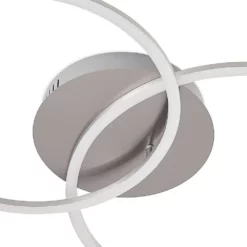 Lucande Lámparas Lucardis 2 LED Lámpara De Techo Silver - Lucande -Lucande 4251911729634 7