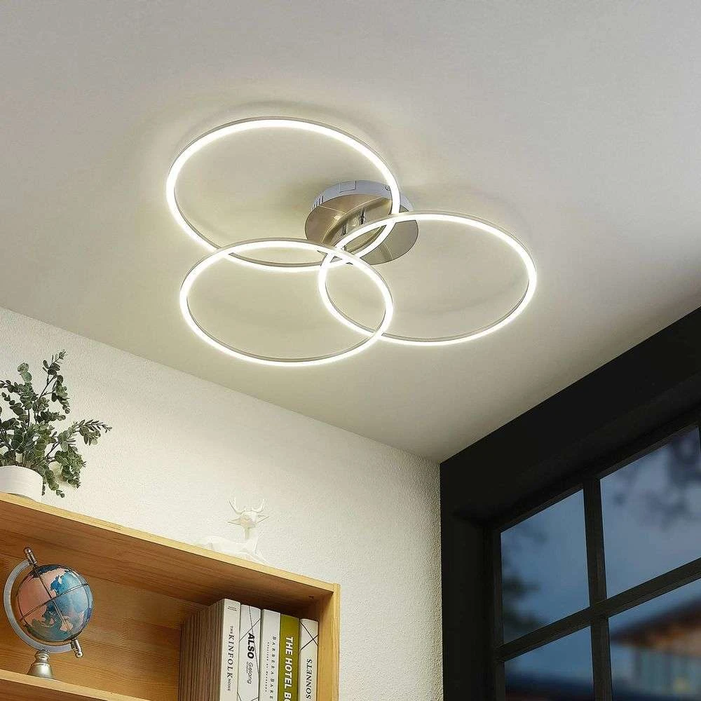 Lucande Lámparas Lucardis 3 LED Lámpara De Techo Silver - Lucande 3 Lucande Lámparas Lucardis 3 LED Lámpara De Techo Silver - Lucande - Imagen 3