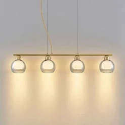Lucande Lámparas Mylah 4 Lámpara Colgante Brass - Lucande -Lucande 4251911730234 5