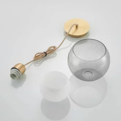 Lucande Lámparas Mylah Lámpara Colgante Brass - Lucande -Lucande 4251911730258 7