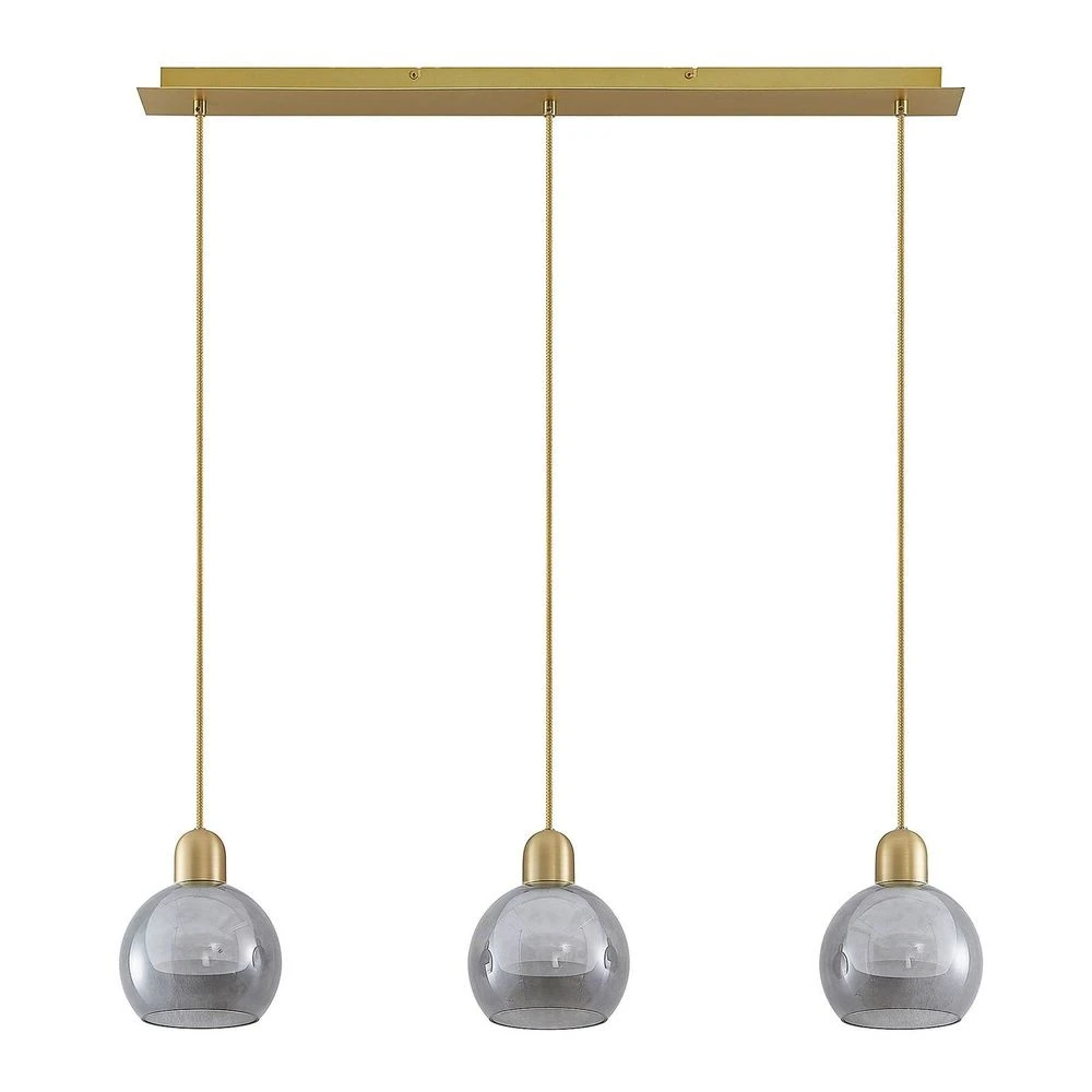 Lucande Lámparas Mylah 3 Lámpara Colgante L18 Brass - Lucande 2 Lucande Lámparas Mylah 3 Lámpara Colgante L18 Brass - Lucande - Imagen 2