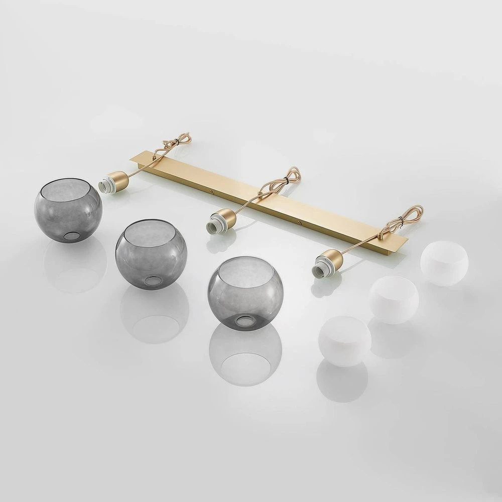 Lucande Lámparas Mylah 3 Lámpara Colgante L18 Brass - Lucande 6 Lucande Lámparas Mylah 3 Lámpara Colgante L18 Brass - Lucande - Imagen 6