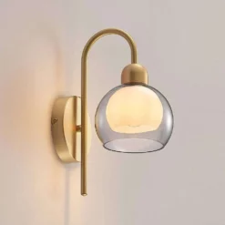 Lucande Lámparas Mylah Aplique De Pared Brass - Lucande -Lucande 4251911730555 4