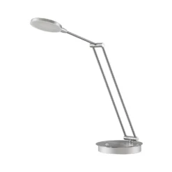 Lucande Lámparas Ensley LED Lámpara De Sobremesa Nickel - Lucande