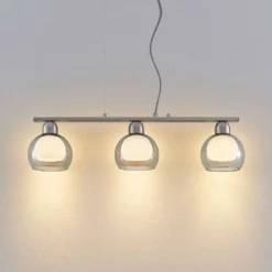 Lucande Lámparas Kaiya 3 Lámpara Colgante L14 Nickel - Lucande -Lucande 4251911738087 4