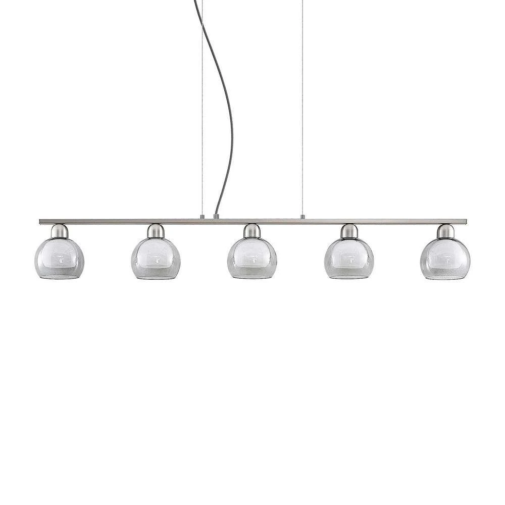 Lucande Lámparas Kaiya 5 Lámpara Colgante Nickel - Lucande 1 Lucande Lámparas Kaiya 5 Lámpara Colgante Nickel - Lucande