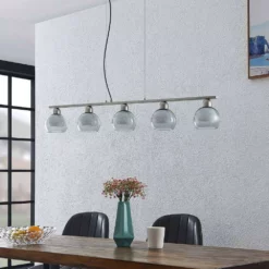 Lucande Lámparas Kaiya 5 Lámpara Colgante Nickel - Lucande 8 Lucande Lámparas Kaiya 5 Lámpara Colgante Nickel - Lucande -Lucande 4251911738186 3