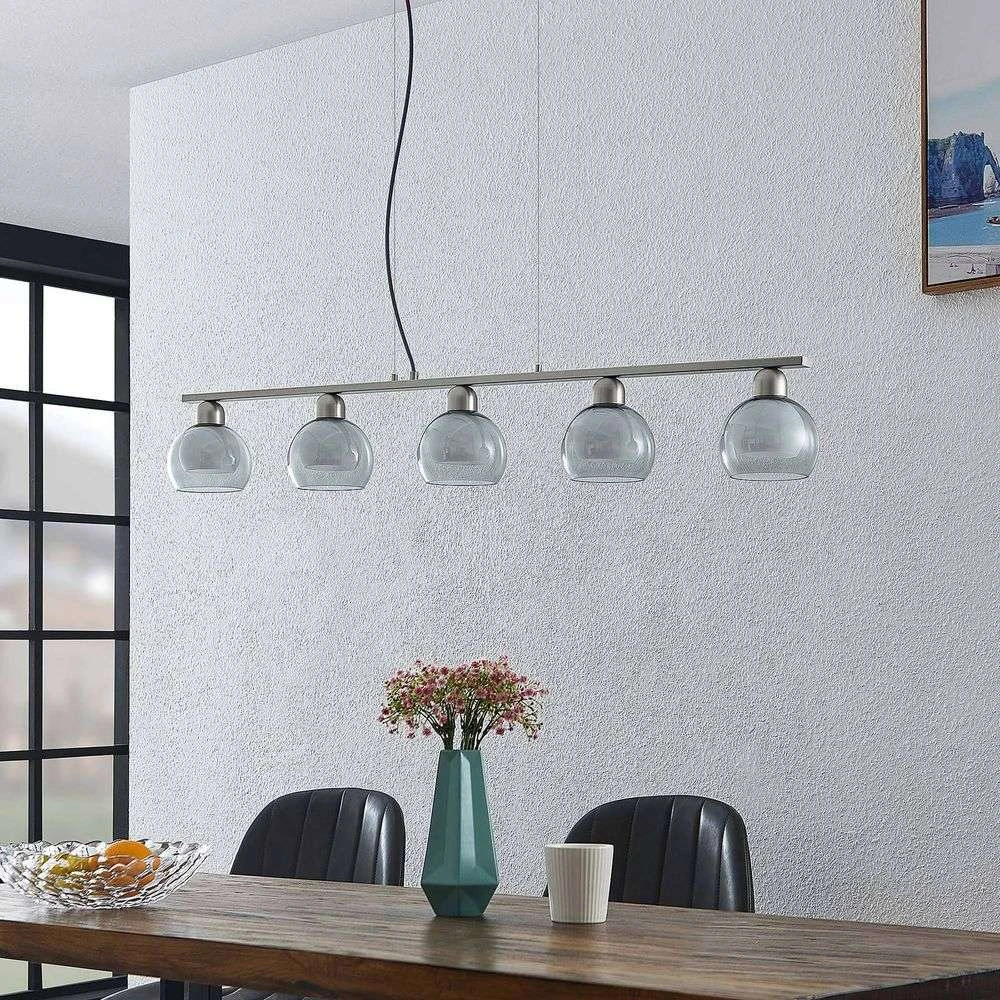 Lucande Lámparas Kaiya 5 Lámpara Colgante Nickel - Lucande 3 Lucande Lámparas Kaiya 5 Lámpara Colgante Nickel - Lucande - Imagen 3