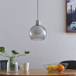 Lucande Lámparas Kaiya Lámpara Colgante Nickel - Lucande -Lucande 4251911738193 3